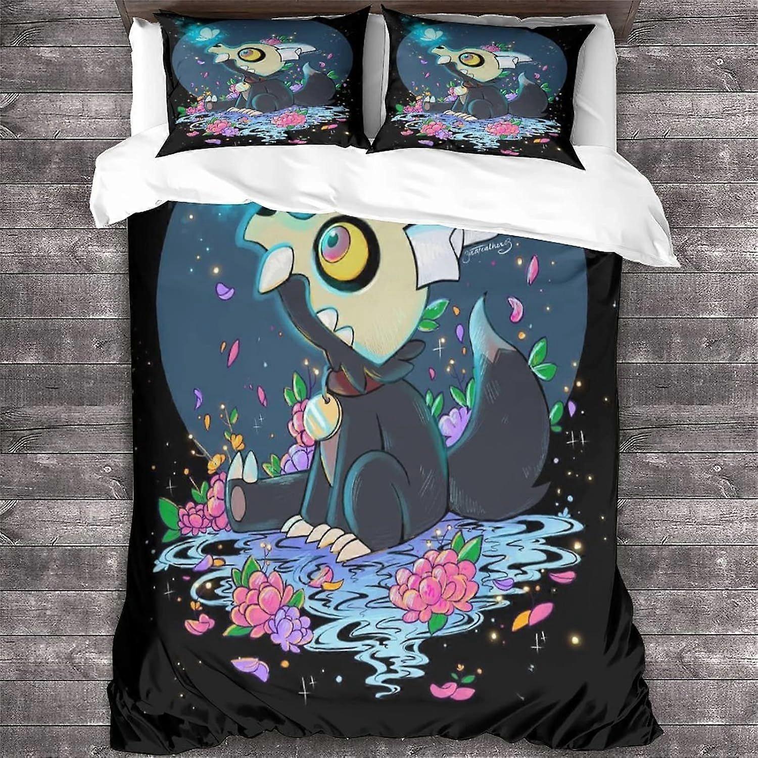 NOOFIE مجموعة غطاء لحاف البيت البومة ، مجموعة الفراش ذات الطابع الحيوي ثلاثي الأبعاد ، مجموعة الفراش المتحركة المصنوعة من الألياف الدقيقة الناعمة للمراهقين 3 قطع ، للمنزل ديسمبر