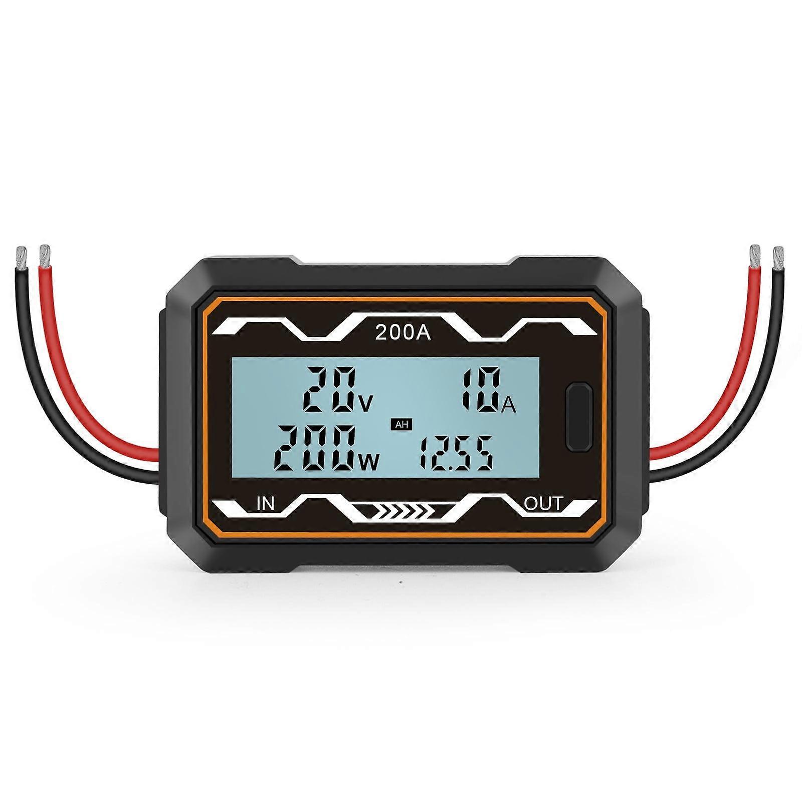 Mosiee 100/150/200A Digital Monitor Ampere Watt Meter RC Battery Solar Power Analyzer