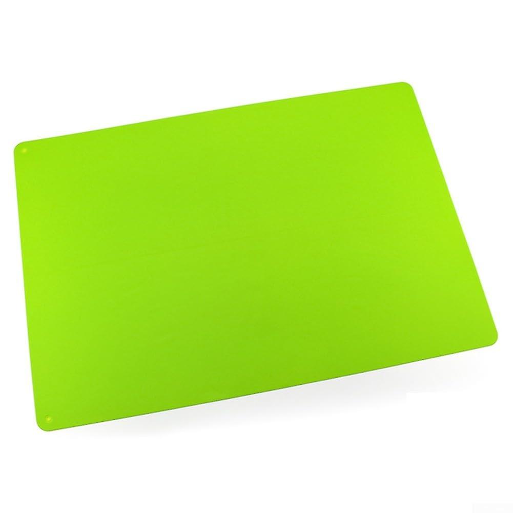 Silicon Pad Waterproof Green Countertop Mat For Meal Prep On Counters Or Tables