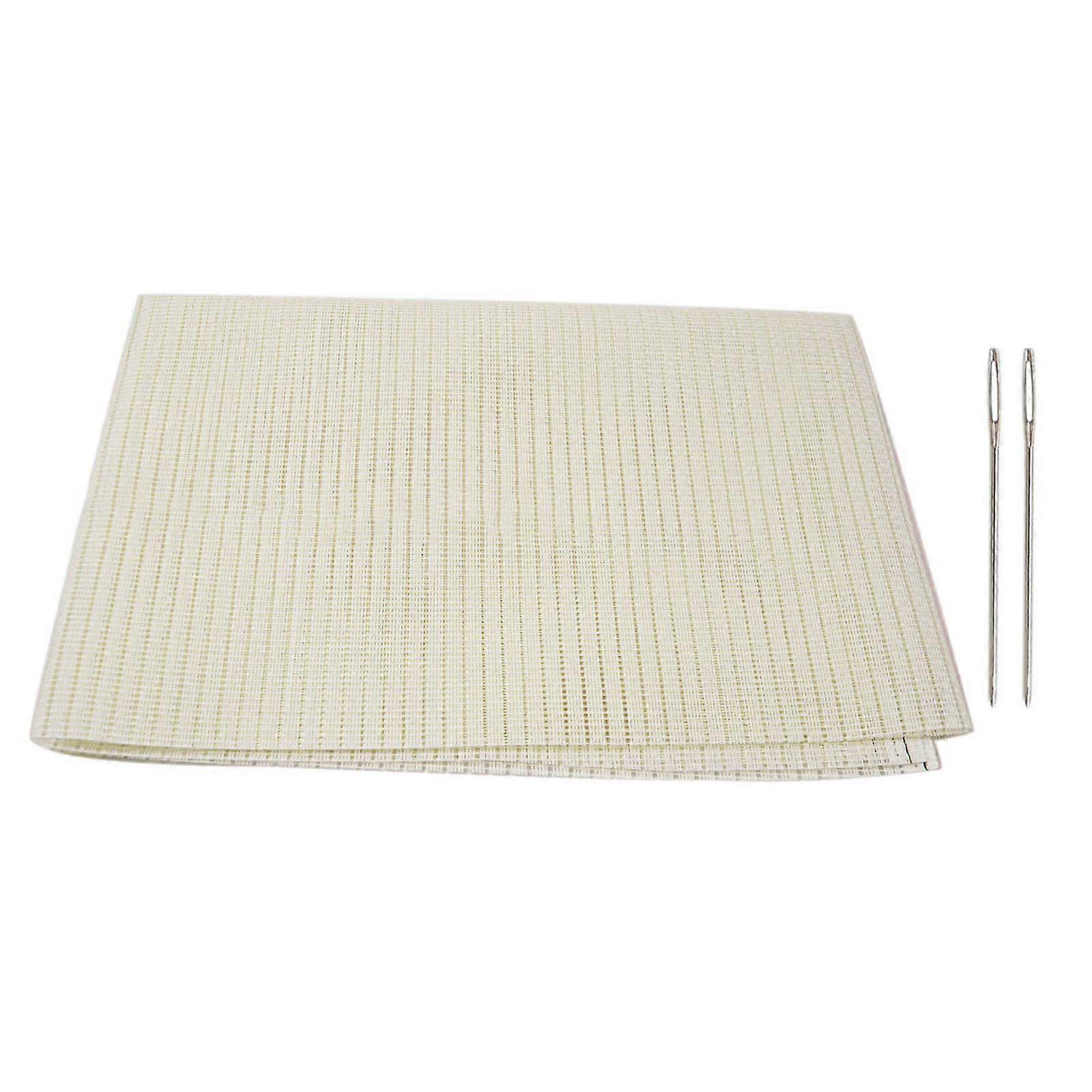 Multipurpose Linen Fabric for Needlework, Stitching Fabric, Linen Needlework Fabric for Embroidery and Rugs Making  M