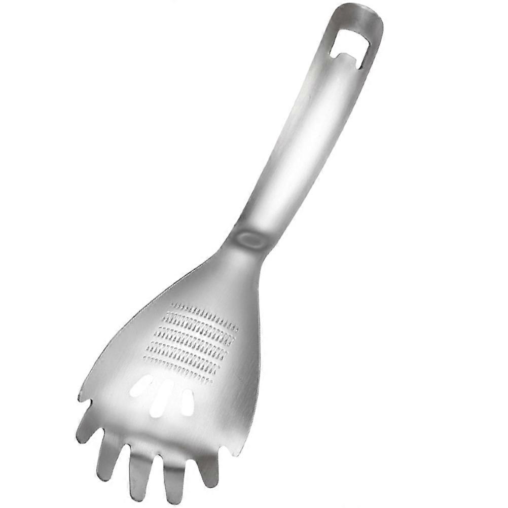 Stainless Steel Spaghetti Spoon Server Mud Grinding Spoon Practical Spaghetti Spoon