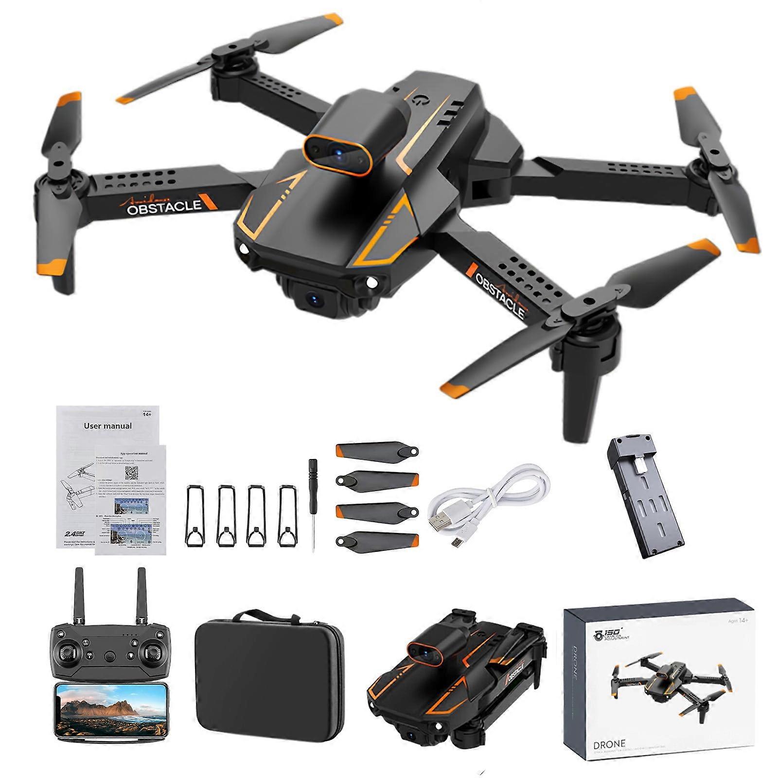 WiFi FPV Drone with 1080P HD Camera, Altitude Hold, Foldable RC Quadcopter with Circle Fly, Route Fly, Headless Mode