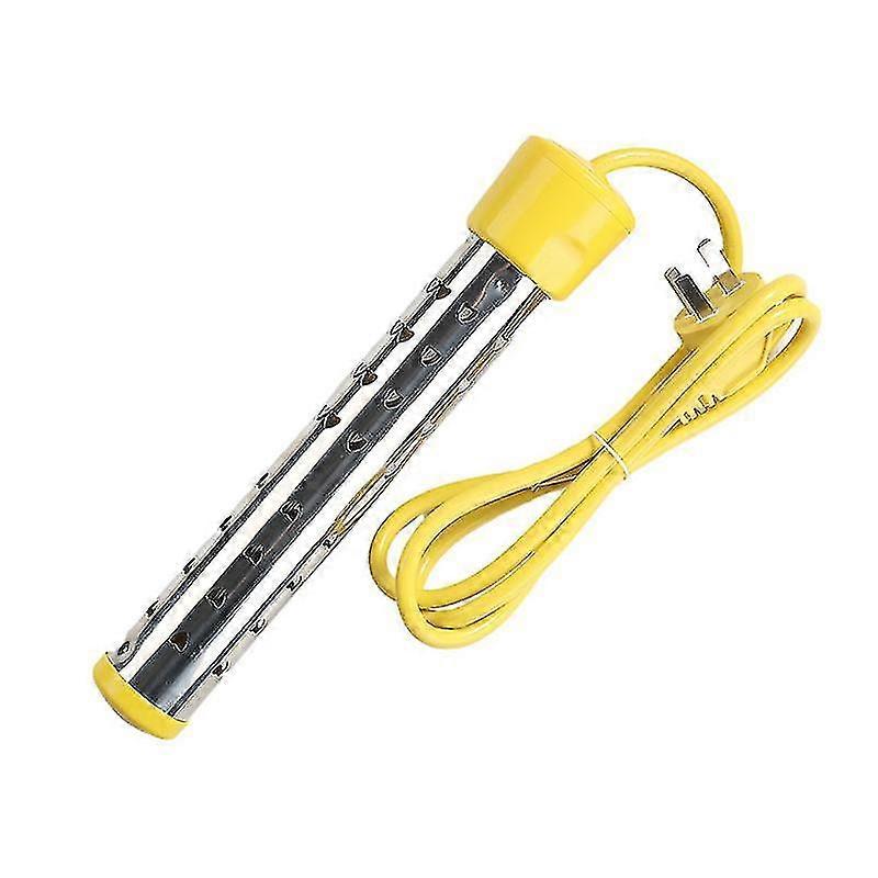 2500W Portable Immersion Heater with Stainless Steel Guard, Fast Warm Water for Bucket/Bath/Pool - EU Use