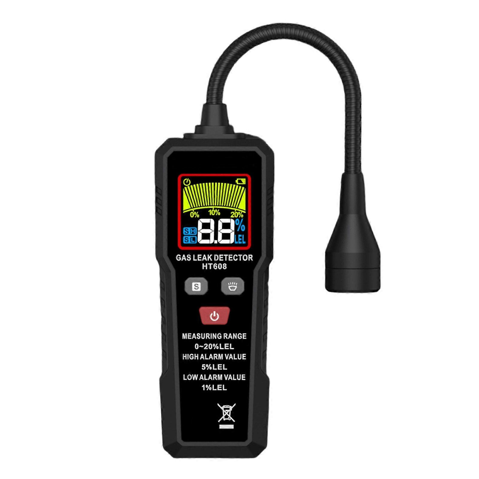 Wireless Gas Leak Sensors For Indoor Use Automatic Fault Diagnosis Memory Recall Feature Home Safety Equipment Multicolor