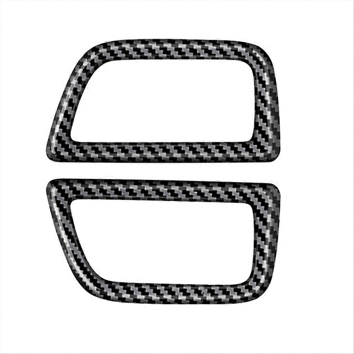 Car Inner Door Handle Trim Frame for Carbon Fiber Pattern
