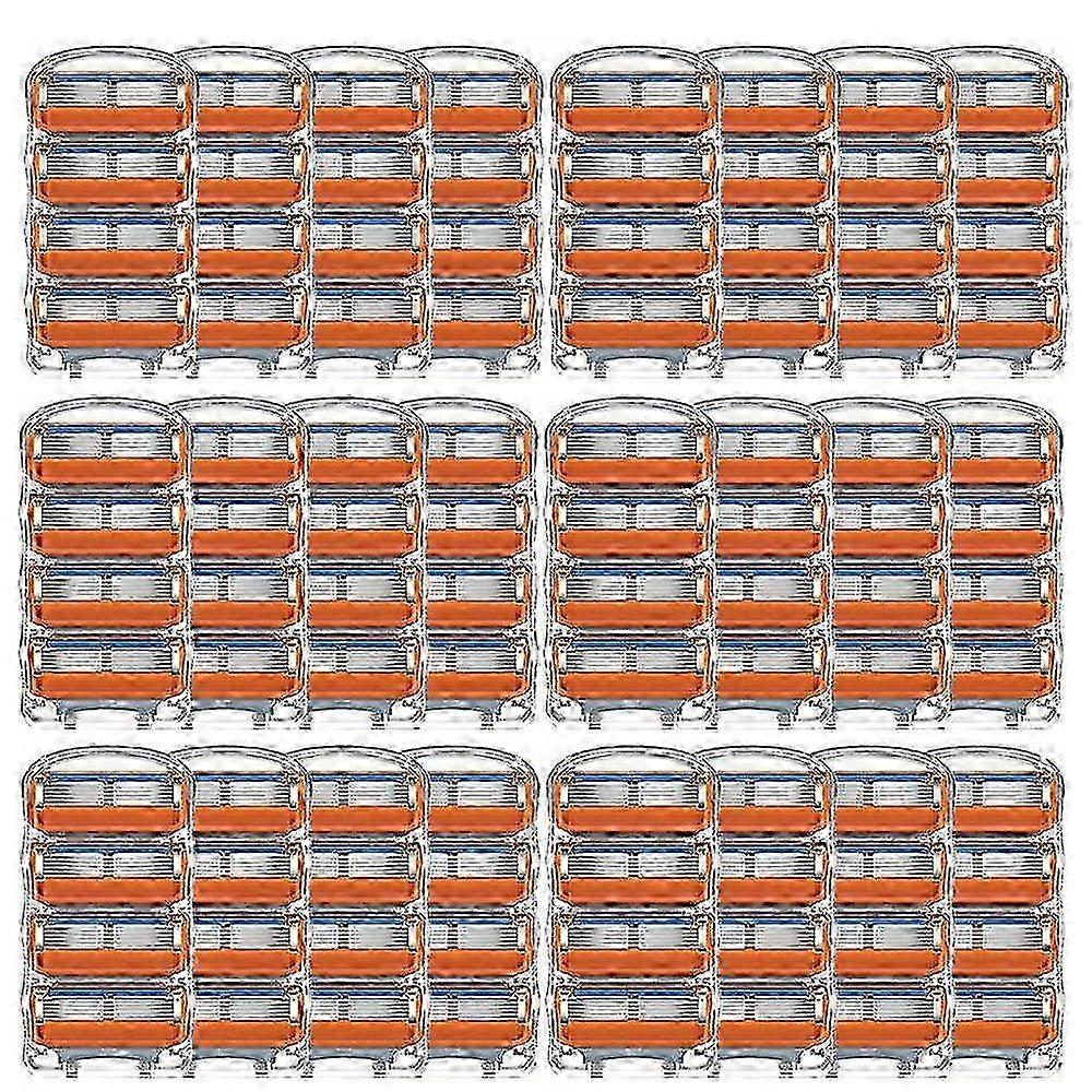 x 100 Pcs 5 Layers Razor Blades Compatible With Gillette Fusion Razors (1-100PCS)