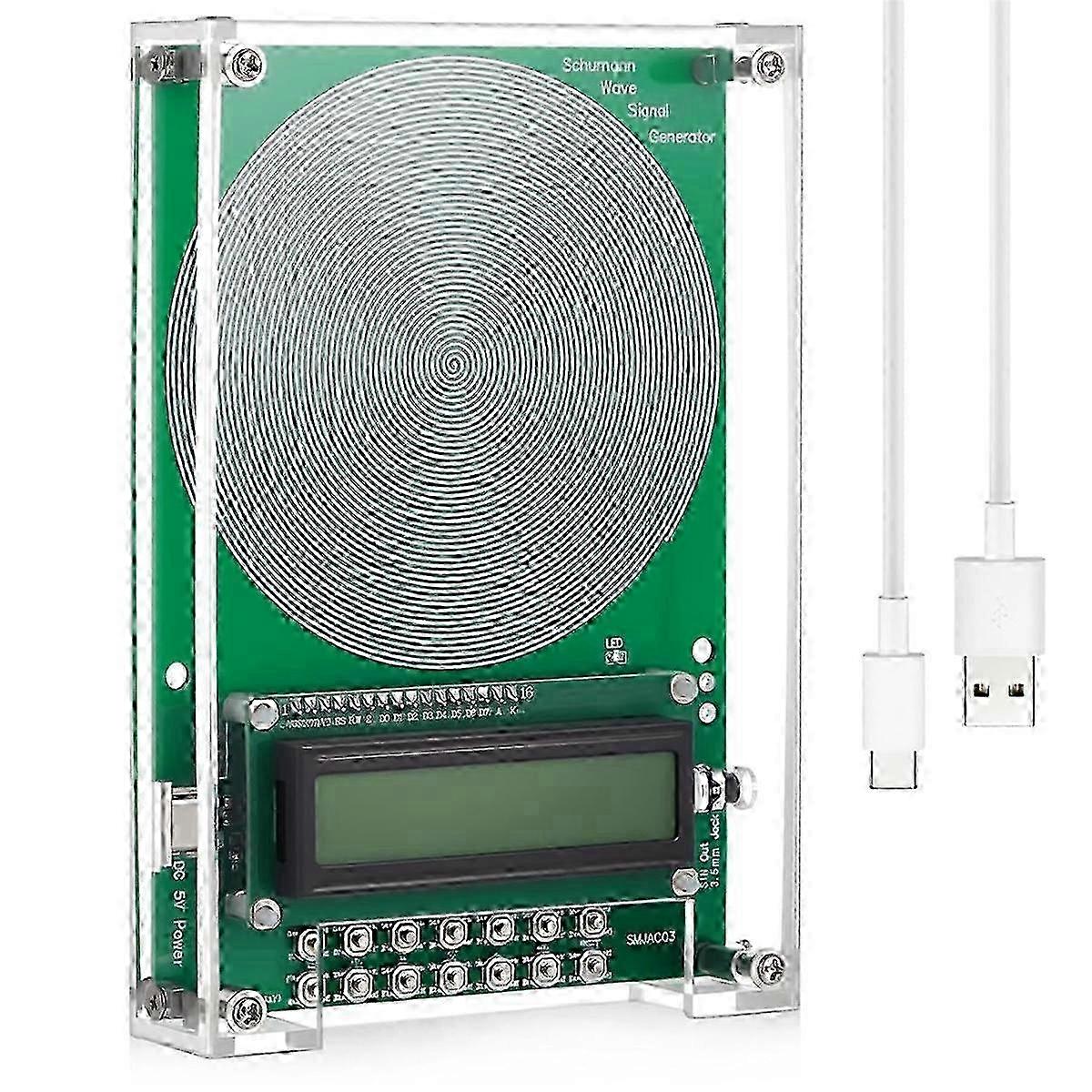 x 0.01Hz-10000Hz Adjustable Sine Wave Resonance Generator Ultra Low Frequency Generator Resonator Sou