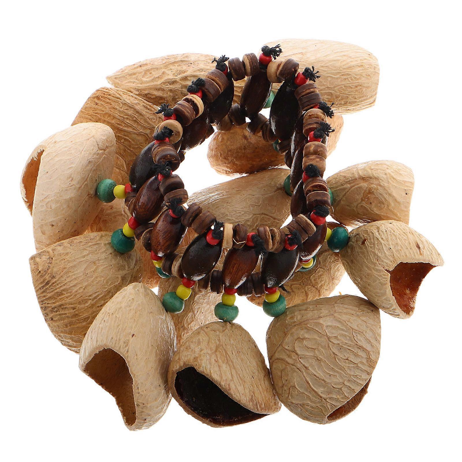 Fruit Shell Handbell Bracelet for Hand Bell Percussion Accessories