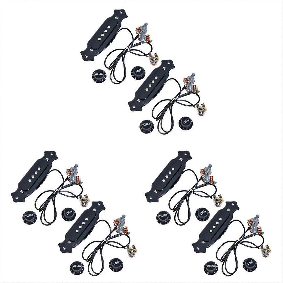 2sets Pre-Wired Guitar Pickup with Volume & Tone