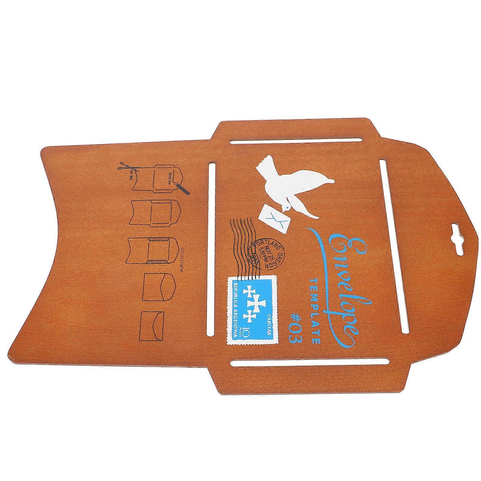 Wooden Envelop Making Template Invitation Card Marker Template Ruler