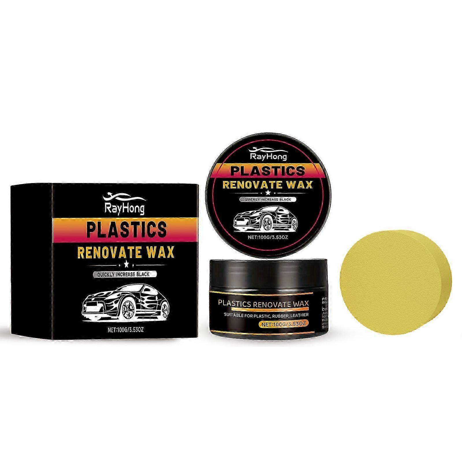 Car Plastic Reconditioning Cream - Anti-Scratch & Decontamination for Like-New Finish