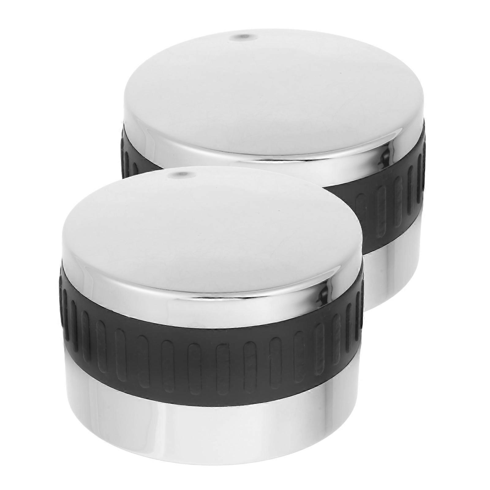 Silver Universal Control Knobs Replacement for Gas Stove Burners 4Pcs ABS