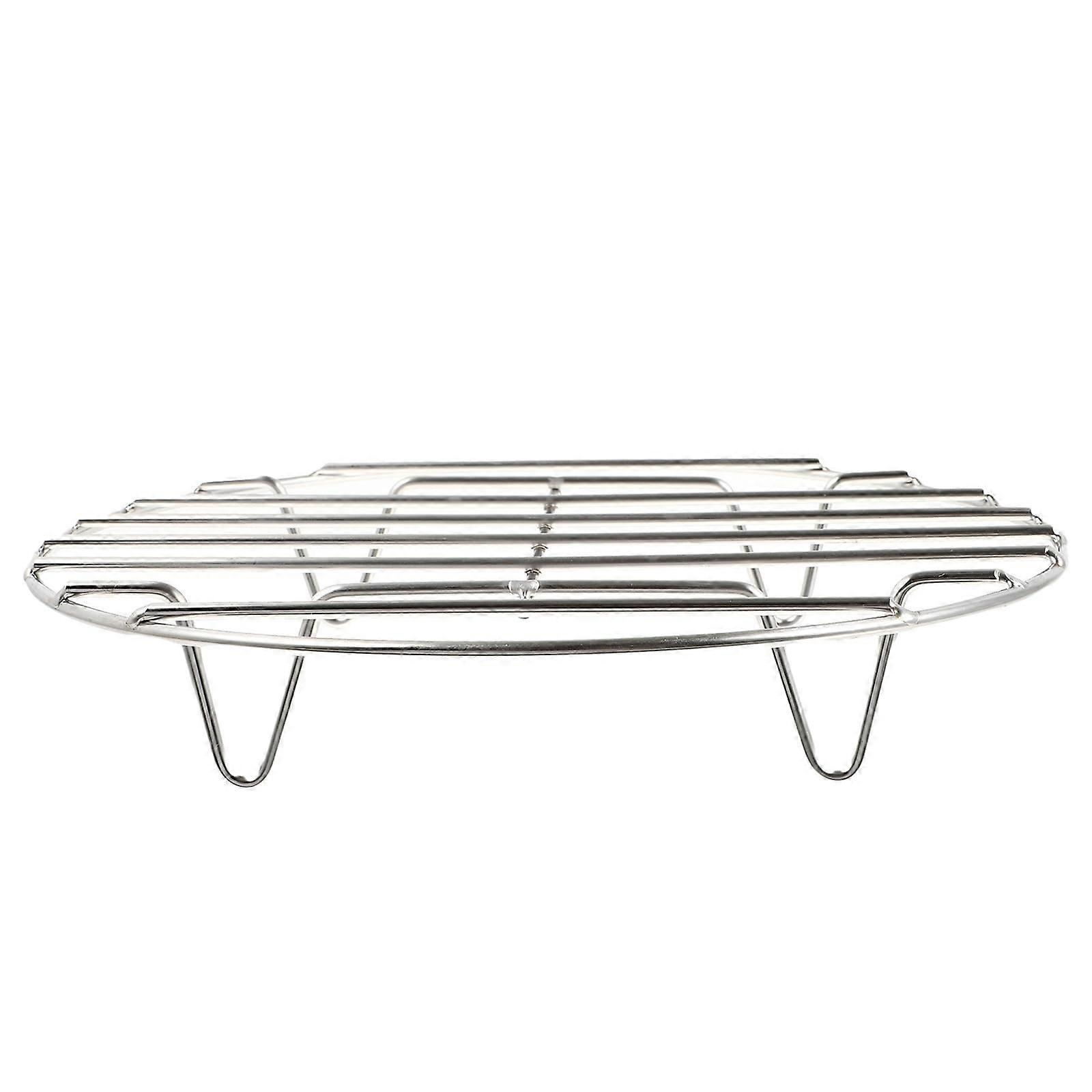 Stainless Steel Steamer Rack with Legs, Durable Round Stand for Pots, MultiPurpose Cooking Use