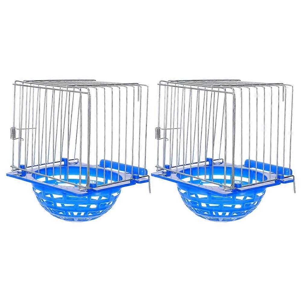Bird Nesting Box Small Cage for Storage 2Pcs Multifunctional