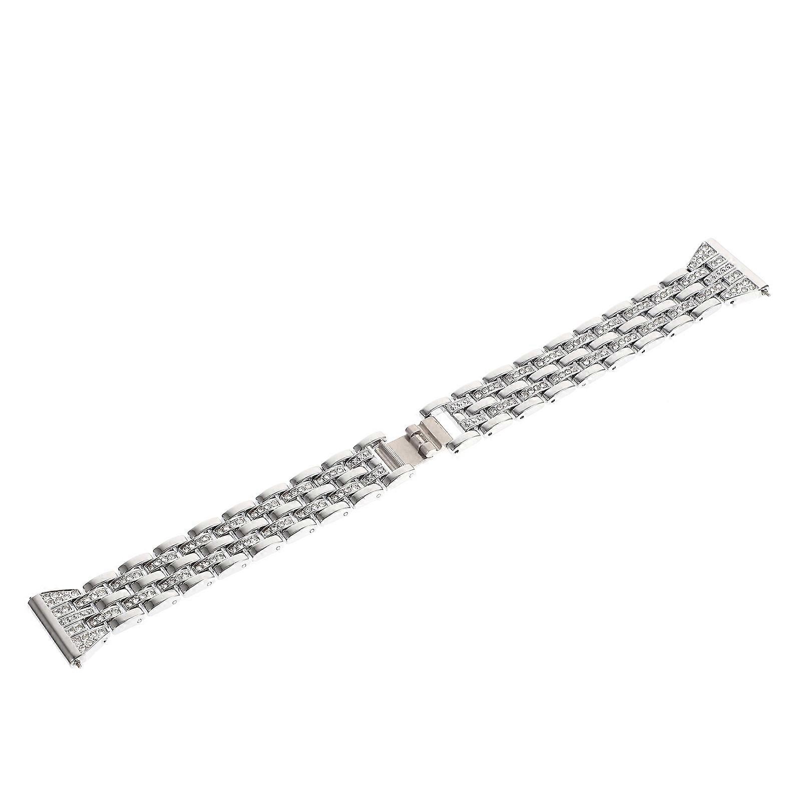 Glitter Watch Band Metal Watchstrap Replacement 4Pcs Compatible Watch