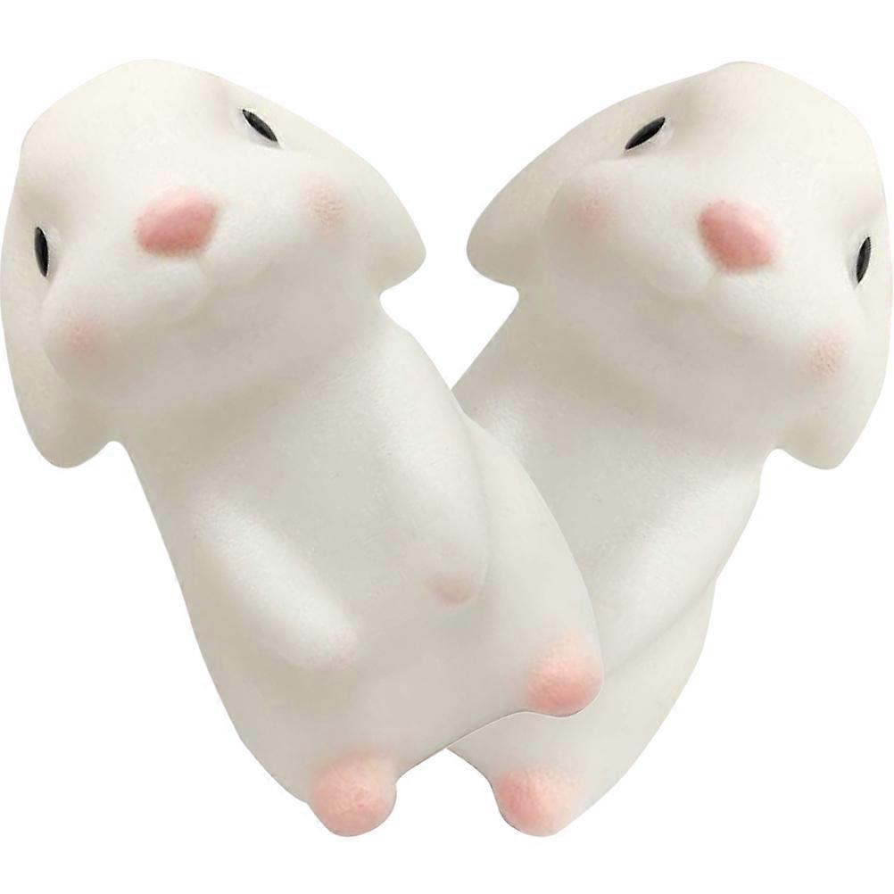 Nursery Night Light Adorable Rabbit Shape for Lighting 4Pcs Table Lamp