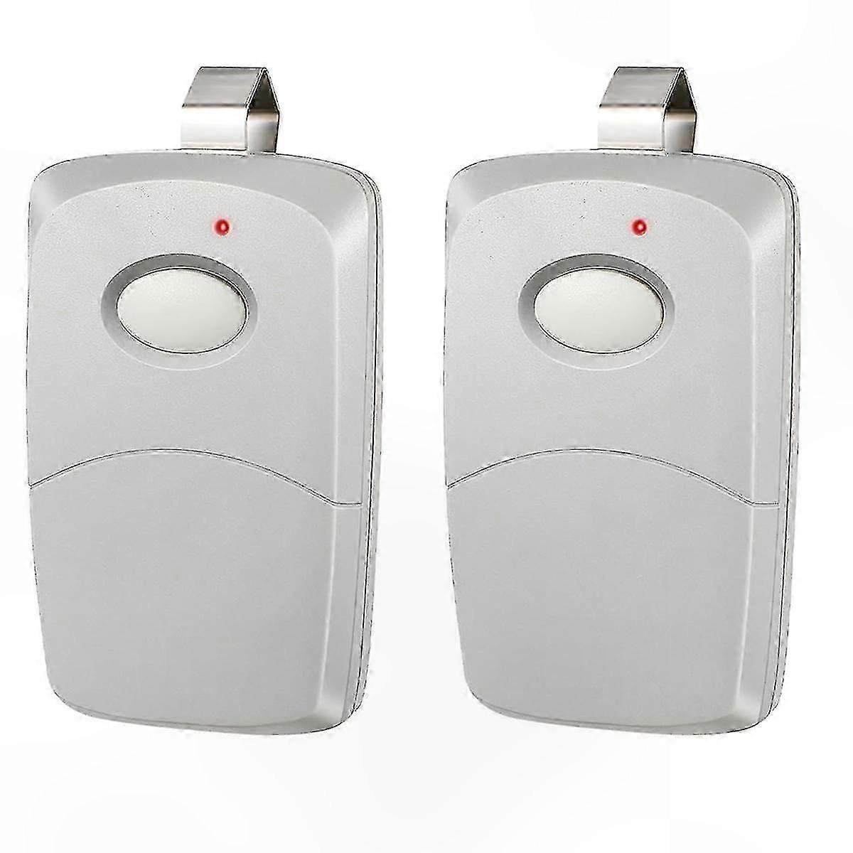 2-Pack 300MHz 10-Dip Switch Remote for Garage Door Opener, Compatible with Multicode/Gate Systems