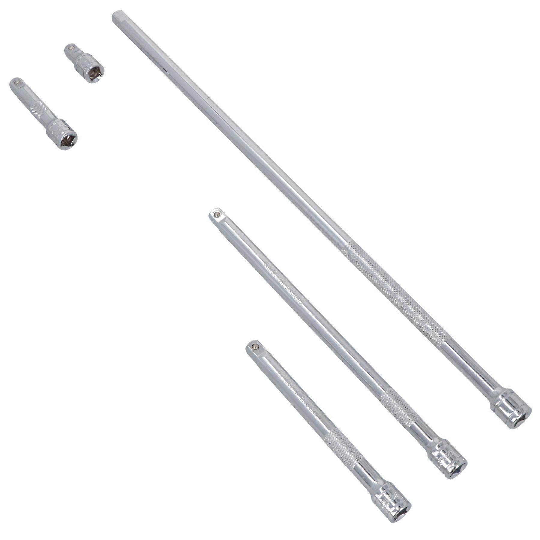 3/8" Drive Straight Socket Extension Bar Set Extra Long 38mm - 400mm 5pc
