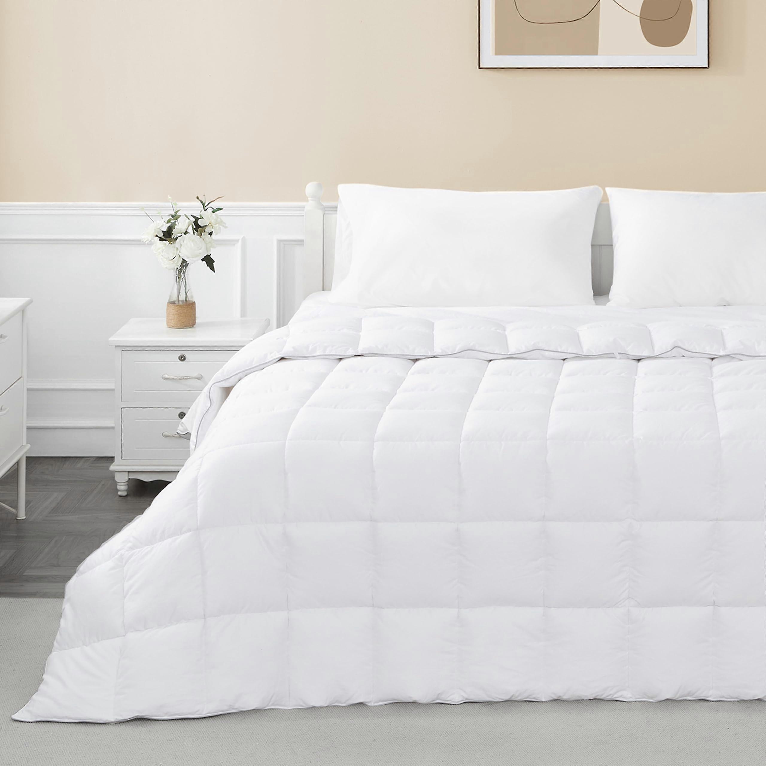 Queen Comforter Down Alternative All Season Cotton Shell Hypoallergenic Soft Fluffy Breathable