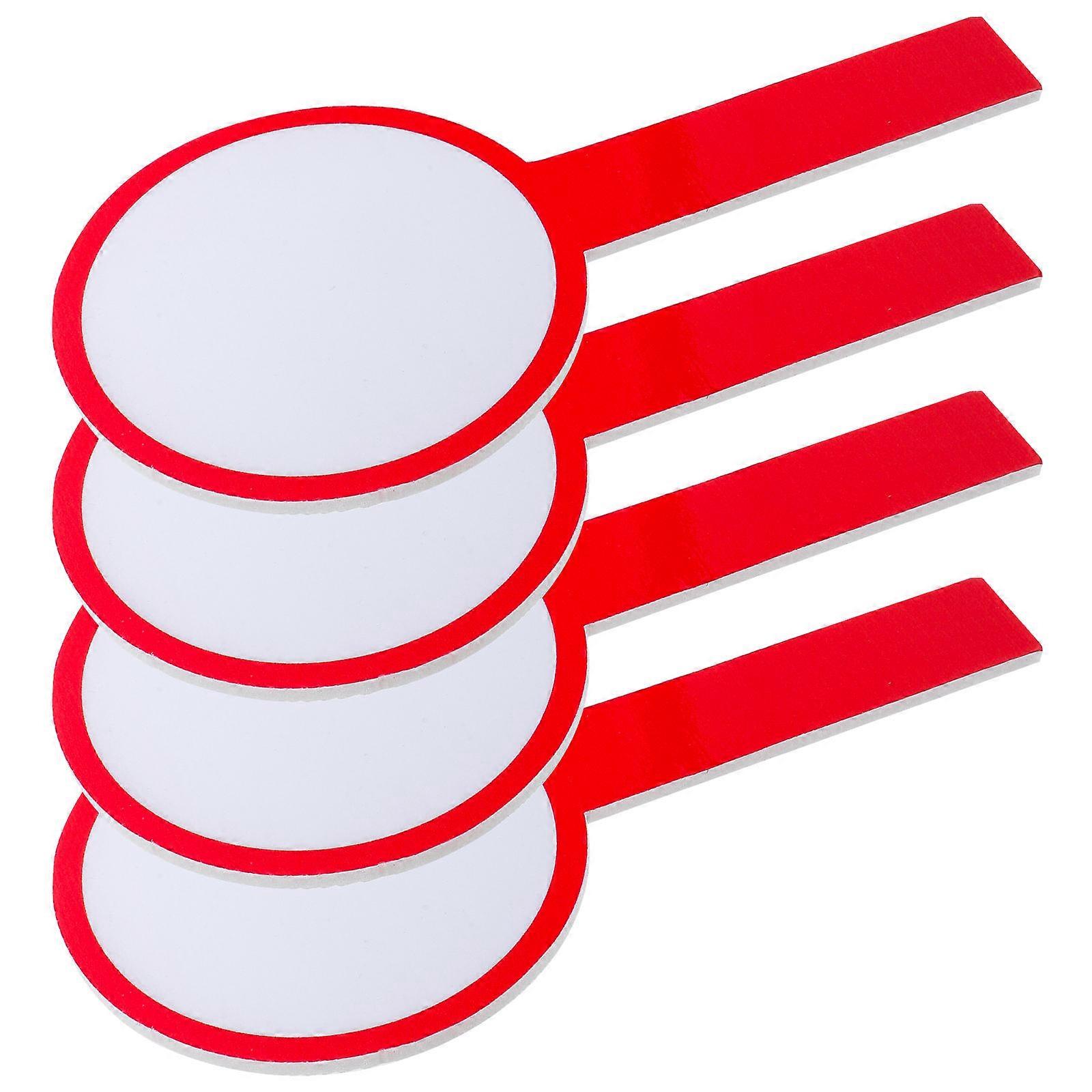 Red Scoring Board Board for Games with Erasable Surface 4Pcs