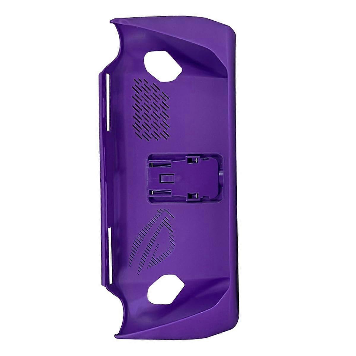 Purple Protective Case with Back Bracket NonSlip TPU Cover for ROG Ally Gaming Console