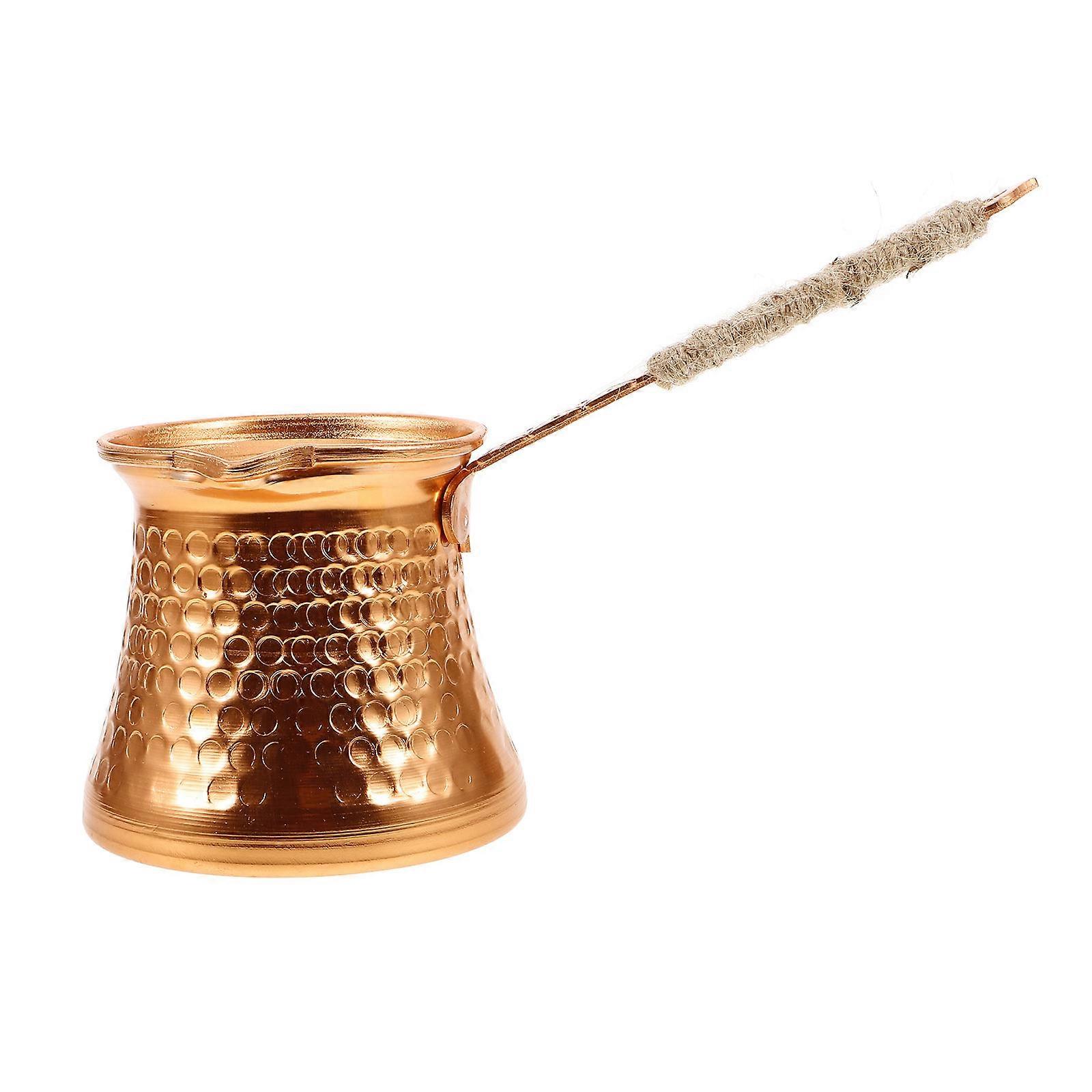 Handmade Coffee Pot for Beverage Heating Metal Side Handle 1 Piece