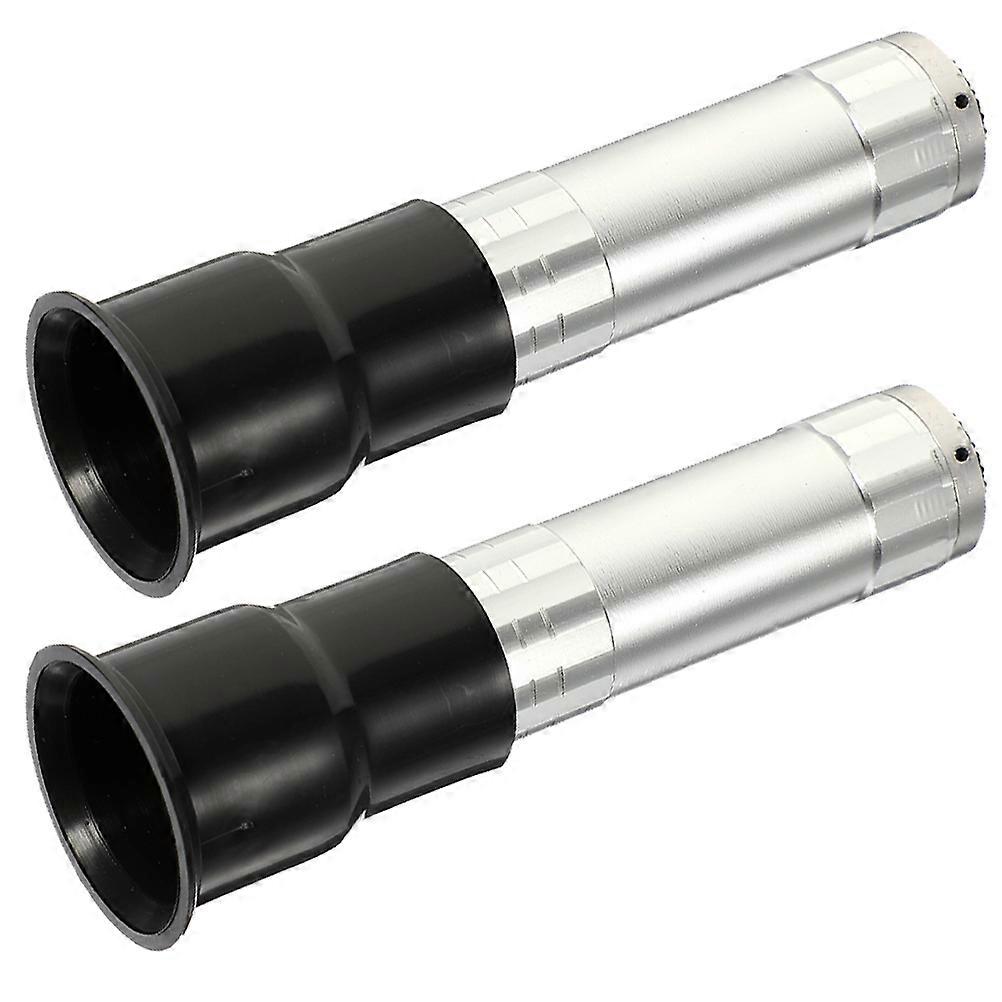 Incubator Egg Tester Handheld Egg Light for Incubation 2Pcs Silver Kit