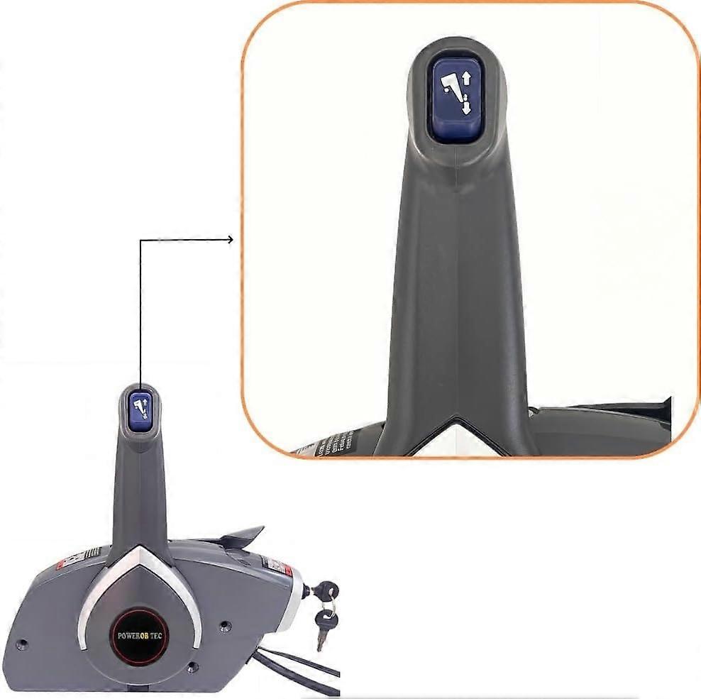 Side Mount Control Box 5006180 with Key Switch for Evinrude Johnson OMC BRP Outboard