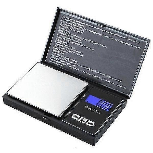 Collapsible Digital Pocket Scale - 500 G Black 26-27s