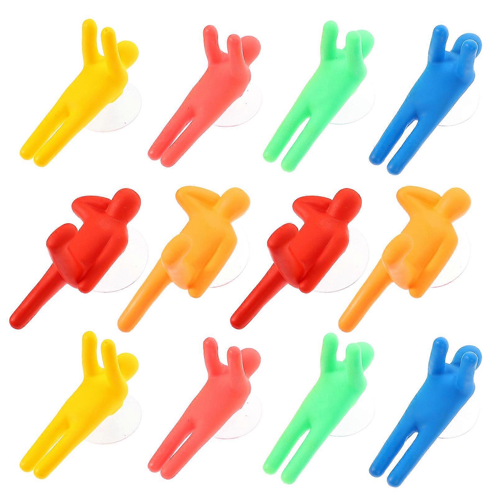 Toothbrush Holder Wall Hook for Towel with 12Pcs Assorted Color