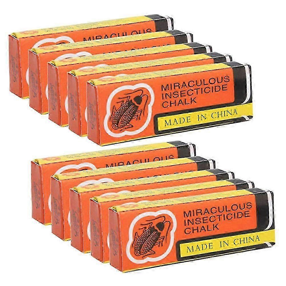 10 Pack Magic Cockroach Repellent Chalk for Roaches & Ants