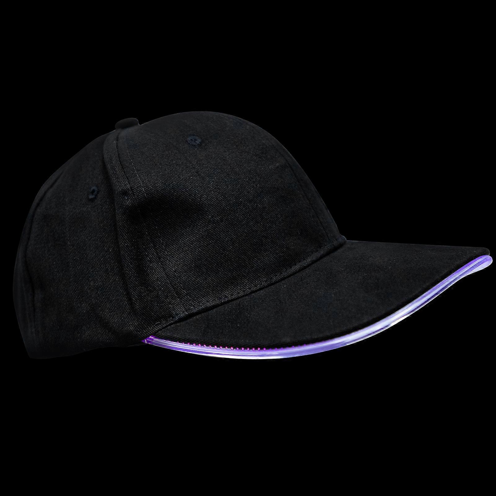 Glowing Hat for Night Running with LED Baseball Hat Light Up 2Sets
