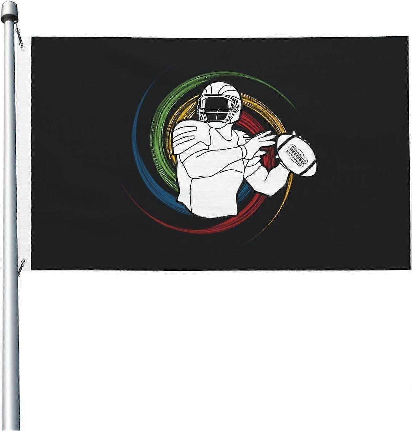 Rugby Player Flag Qi 1831