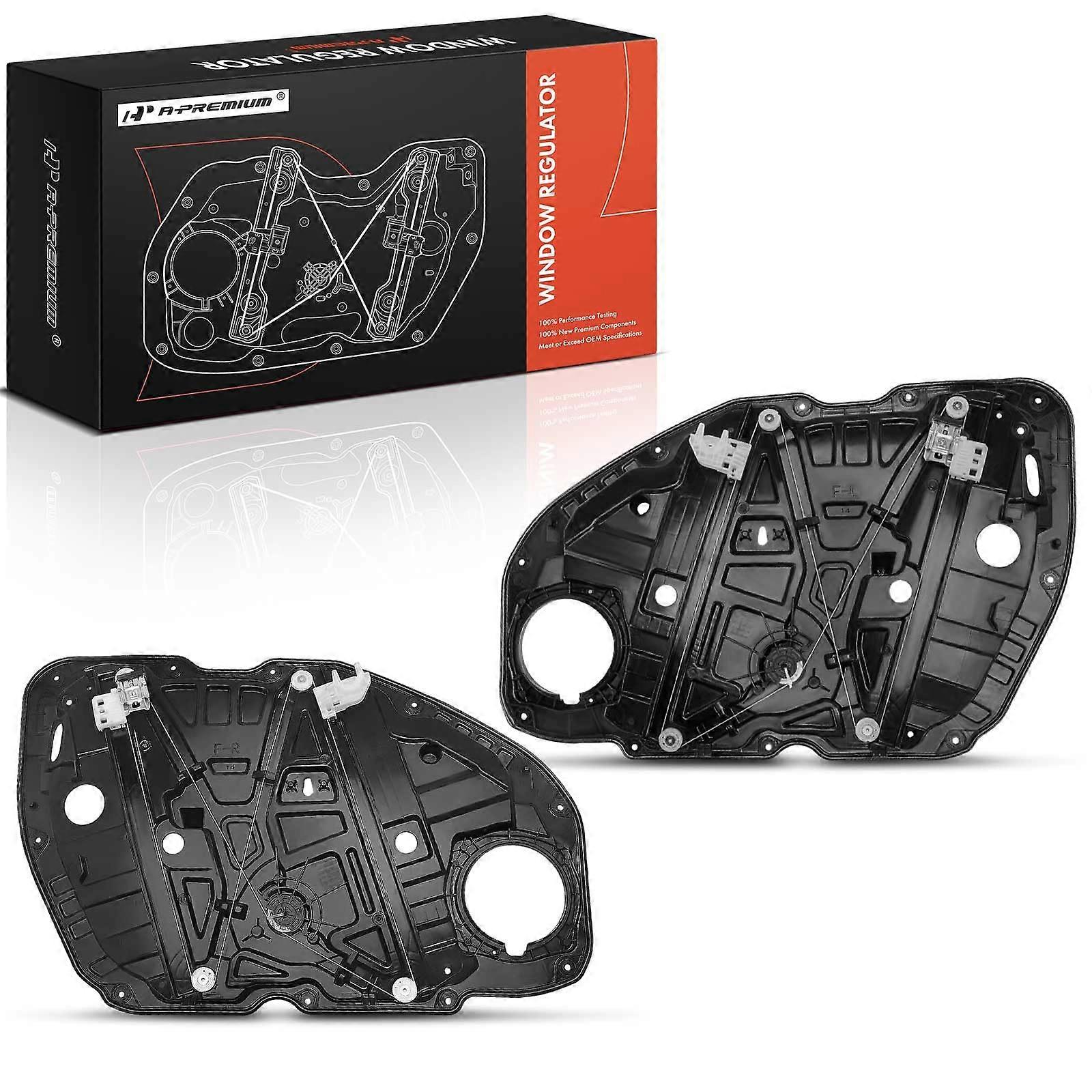 Front Driver and Passenger Side Power Window Regulator Without Motor for Kia Optima 20162020, 2PC OE Replacement