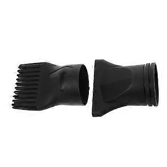 Hair Dryer Attachments Set Flat Nozzle and Comb Compatible Fast Drying and Precision Styling 2pcs myi