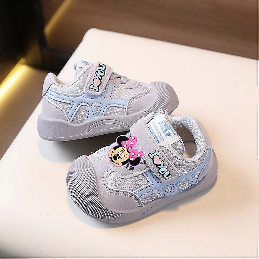 Disney Stitch casual shoes Mickey Mouse Minnie Mouse cartoon kids board shoes Spring fall soft soles boys girls toddler shoes