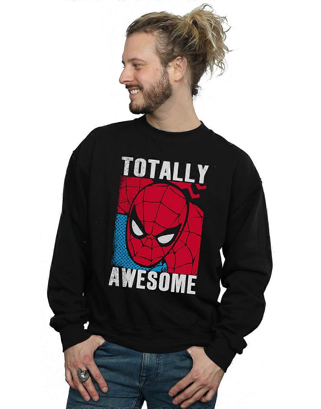Marvel Men's Spider-Man Totally Awesome Sweatshirt