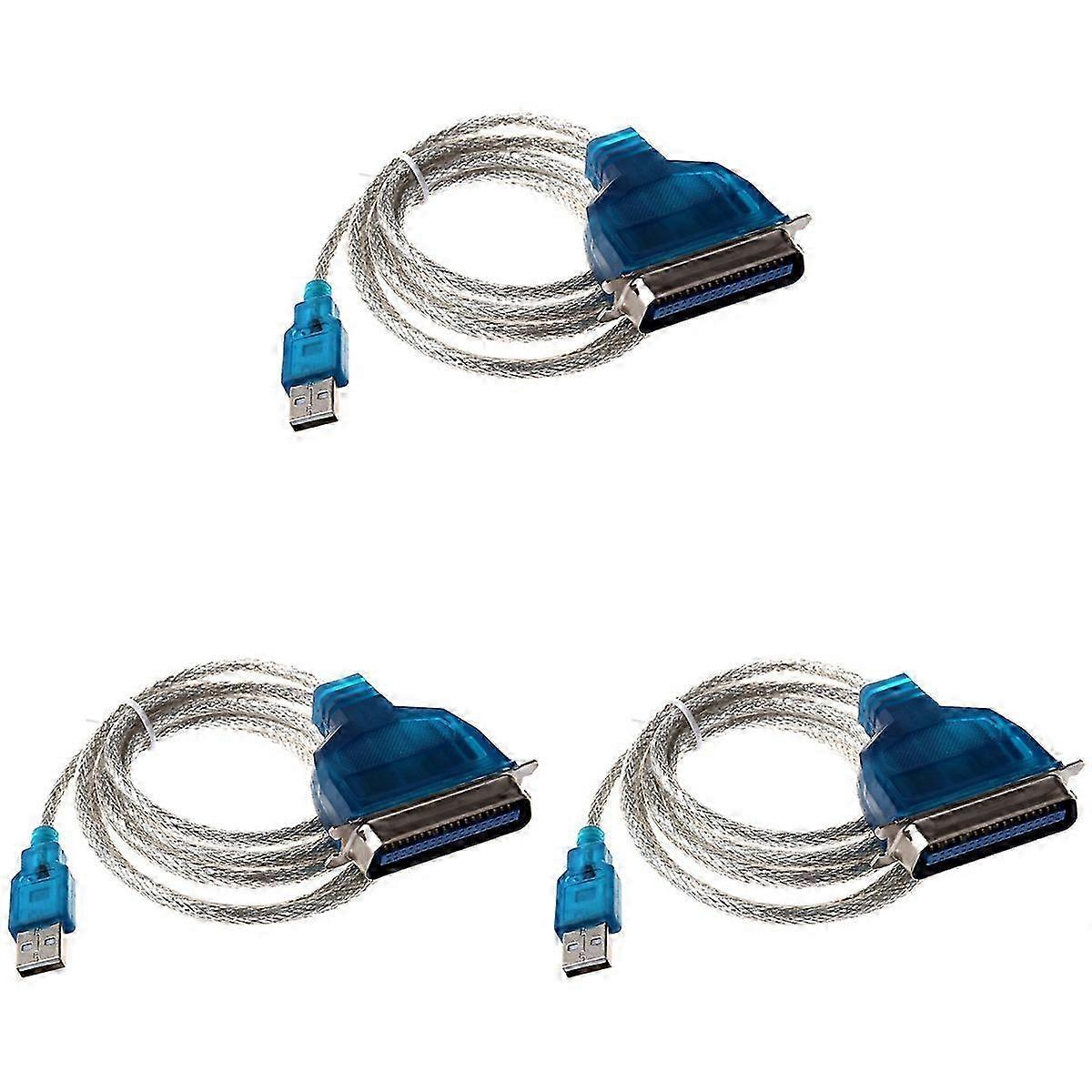 2026 Suitable USB to Parallel IEEE 1284 Printer Adapter Cable PC