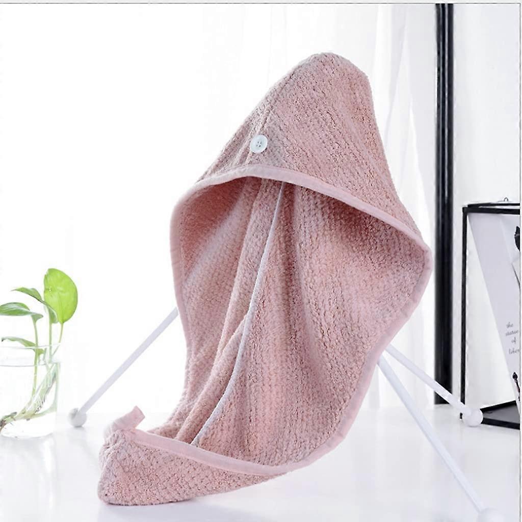 Microfiber Hair Towel Wrap with Button Loop for Quick Drying and Long Hair Comfort