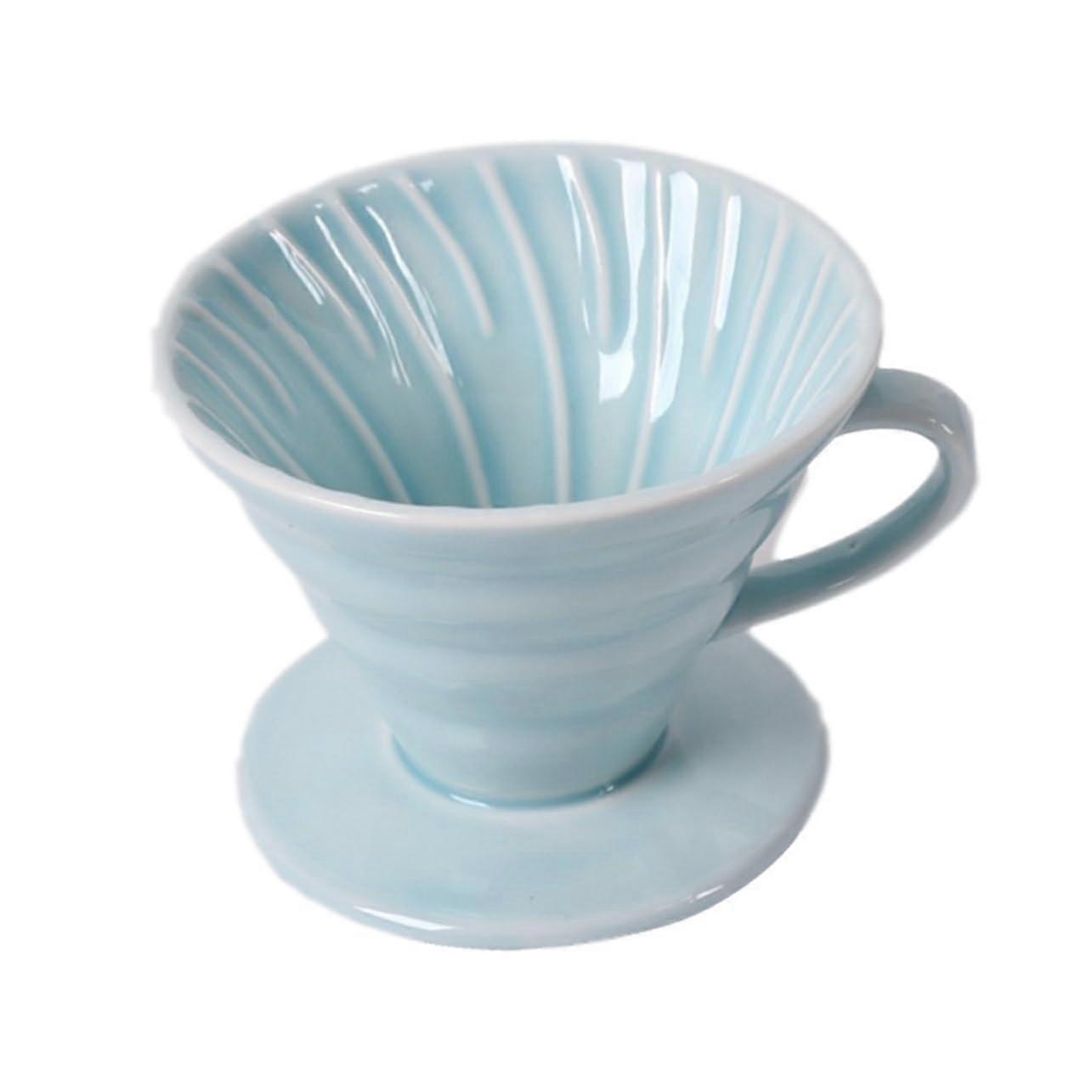 Ceramic Coffee Dripper Handmade Cone Design Pour Over Maker with RustProof Durability for Home