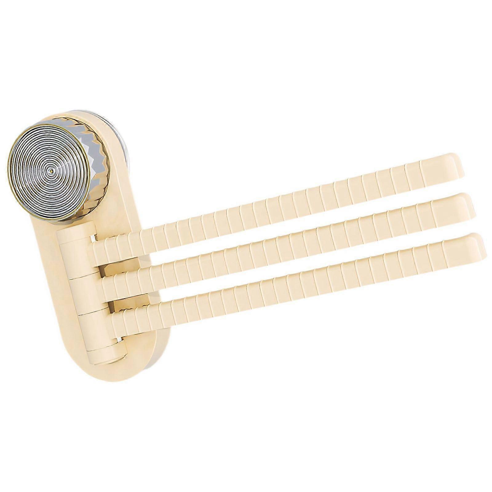 Suction Cup Towel Rack 180° Rotating No Drill MultiTier Waterproof Space Saving for Bathroom Kitchen