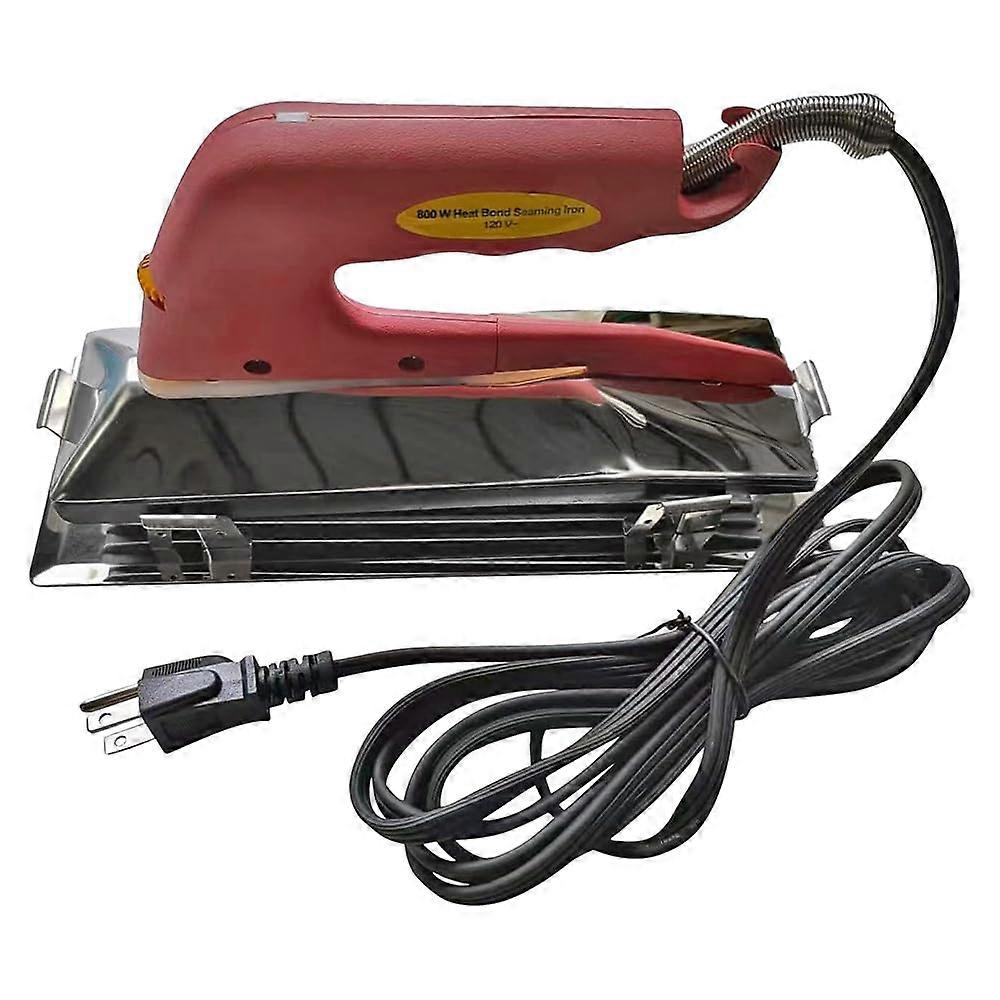 10 Inch 800W Carpet Seaming Iron with Nonstick Grooved Base and Fast Precision Alignment