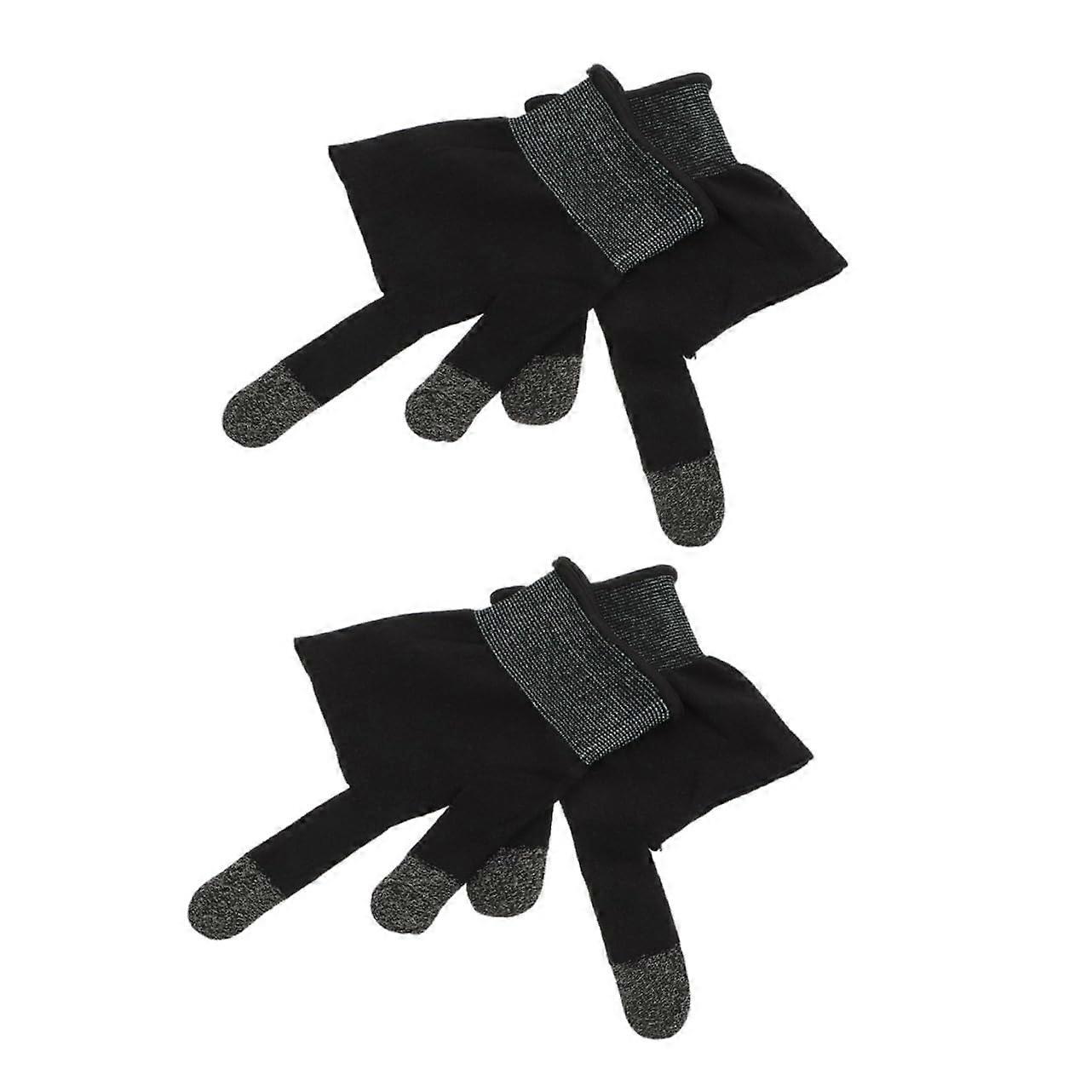 Fingerless Gaming Gloves for Men with  Sensitivity Touch Control, Breathable SweatResistant Fabric