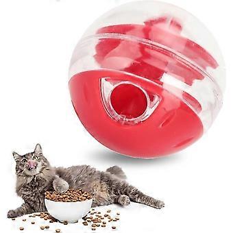 Kat Lekkend Voedsel Speelgoed Bal, Huisdier Interactieve Slow Feeder Puzzel Bal Kat Traktatie Dispenser Speelgoed voor Verveelde Katten Verlichten Verveling Hond Tandenknarsen Voeden