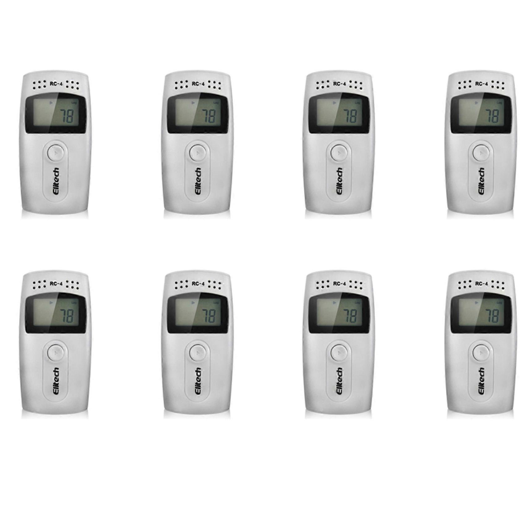 8X ELITECH RC-4 USB Temperature Data Logger Datalogger Recorder External Sensor 16000 Point