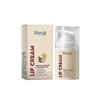Retinal-Lippenbalsam, Anti-Falten-Lippenpflege mit intensiver Feuchtigkeitsversorgung und langanhaltender Pflege, Lippencreme mit Retinal-Liposomen und fermentiertem Reis
