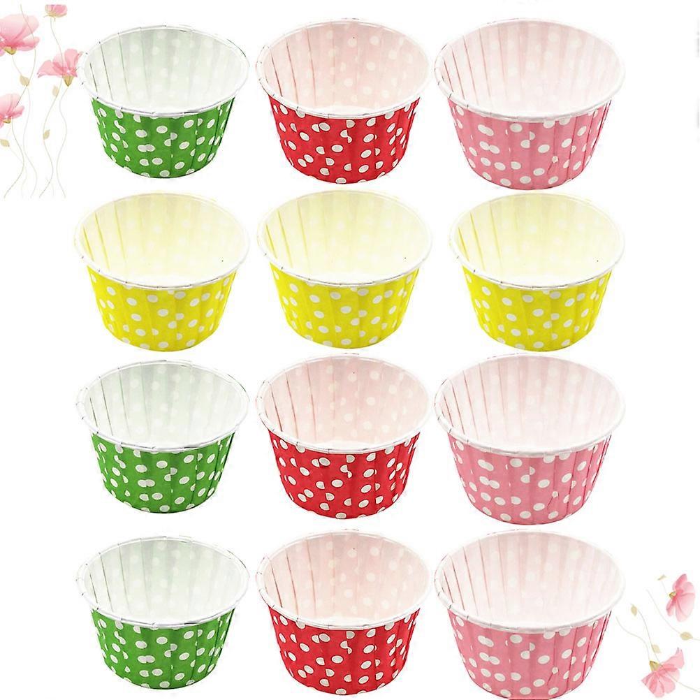 Assorted Color Paper Cake Cups for Baking Utensils 100Pcs Pack