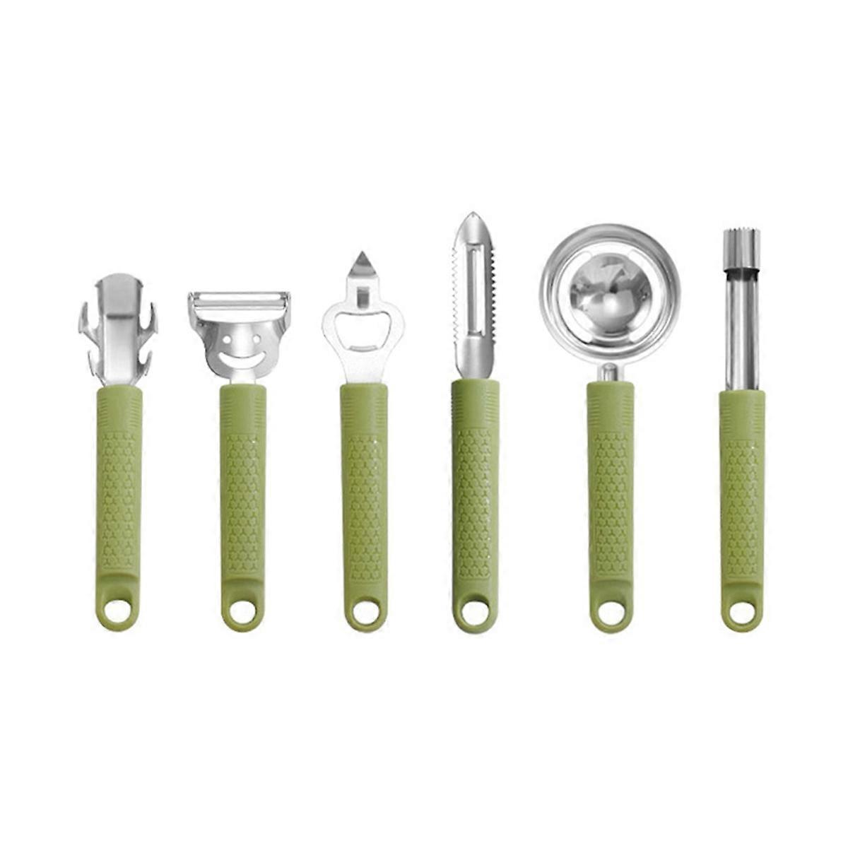6-Piece Kitchen Tool Set for Baking, Peeling, and Bottle Opening