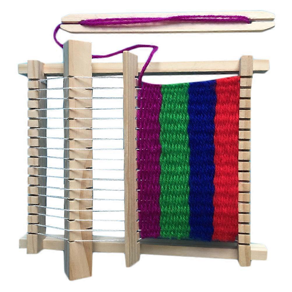 Knitting Loom Children Weaving Machine Indoor Activities Intellectual Development Rectangular Shape 1Set