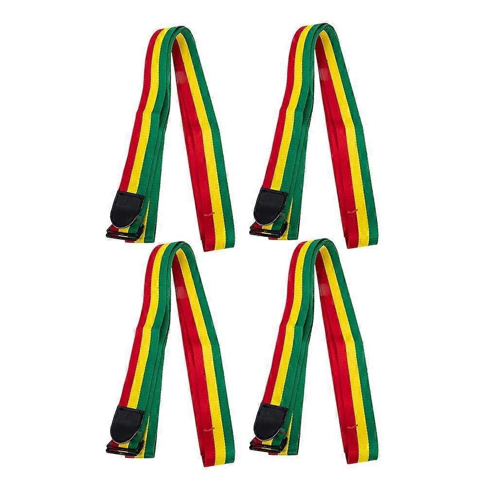 Multi Color Drum Strap For Marching Band Musicians Featuring Design 4Pcs